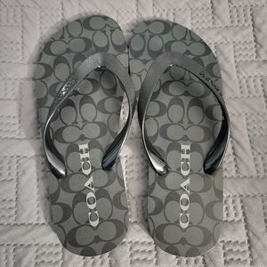Coach women's flip flops size 5/6